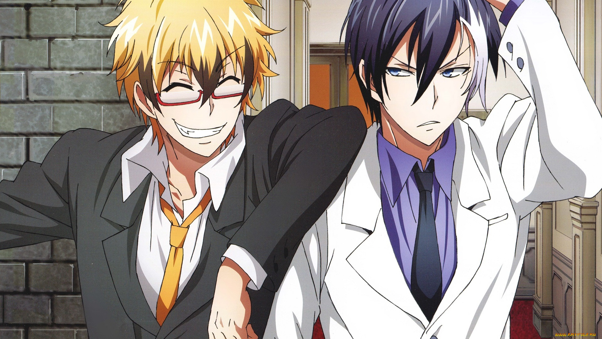 аниме, servamp, парни