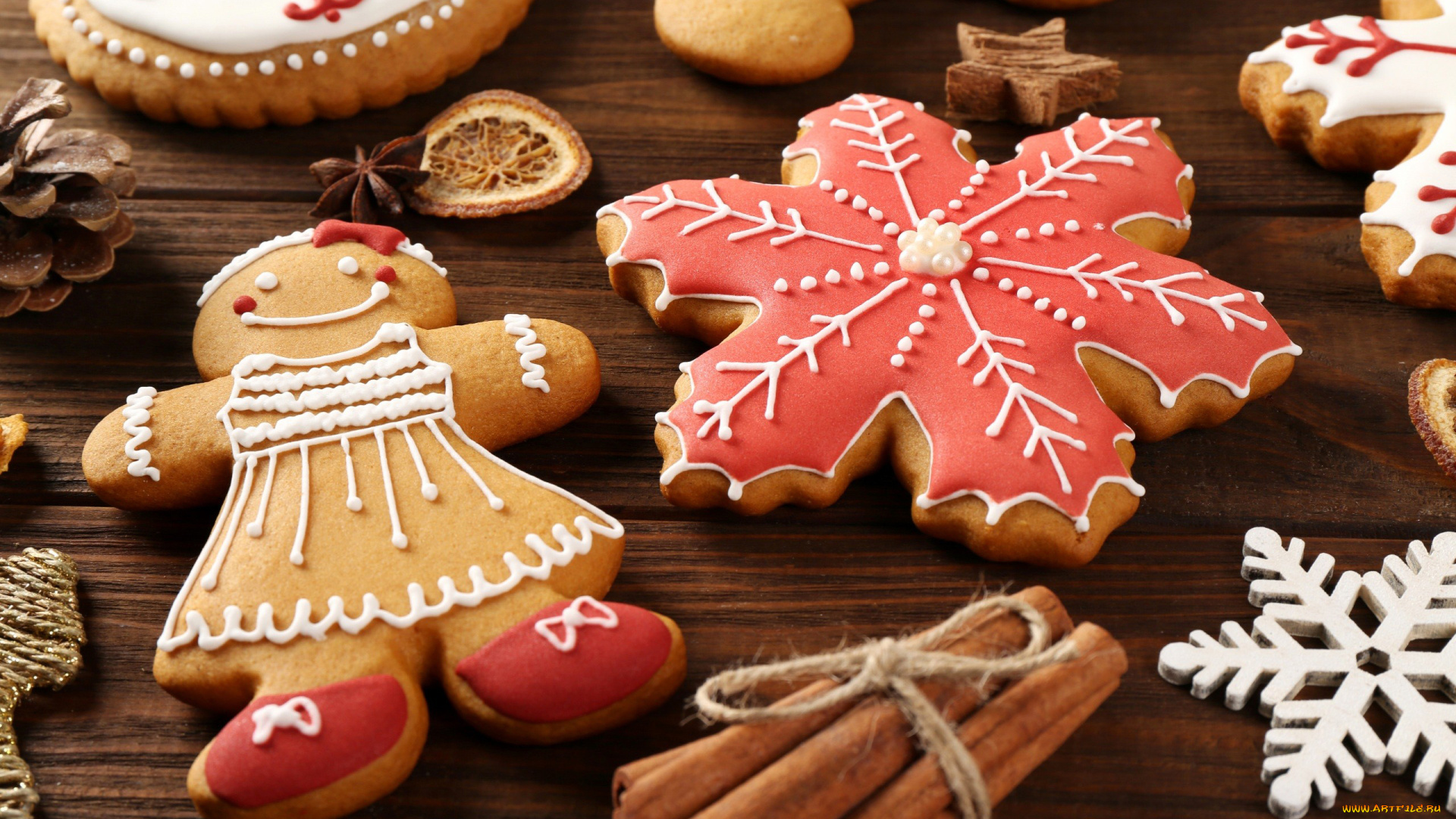 праздничные, угощения, корица, бадьян, праздничная, выпечка, пряничный, человечек
