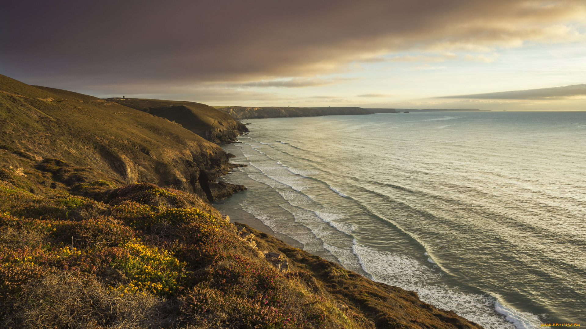 природа, побережье, берег, море