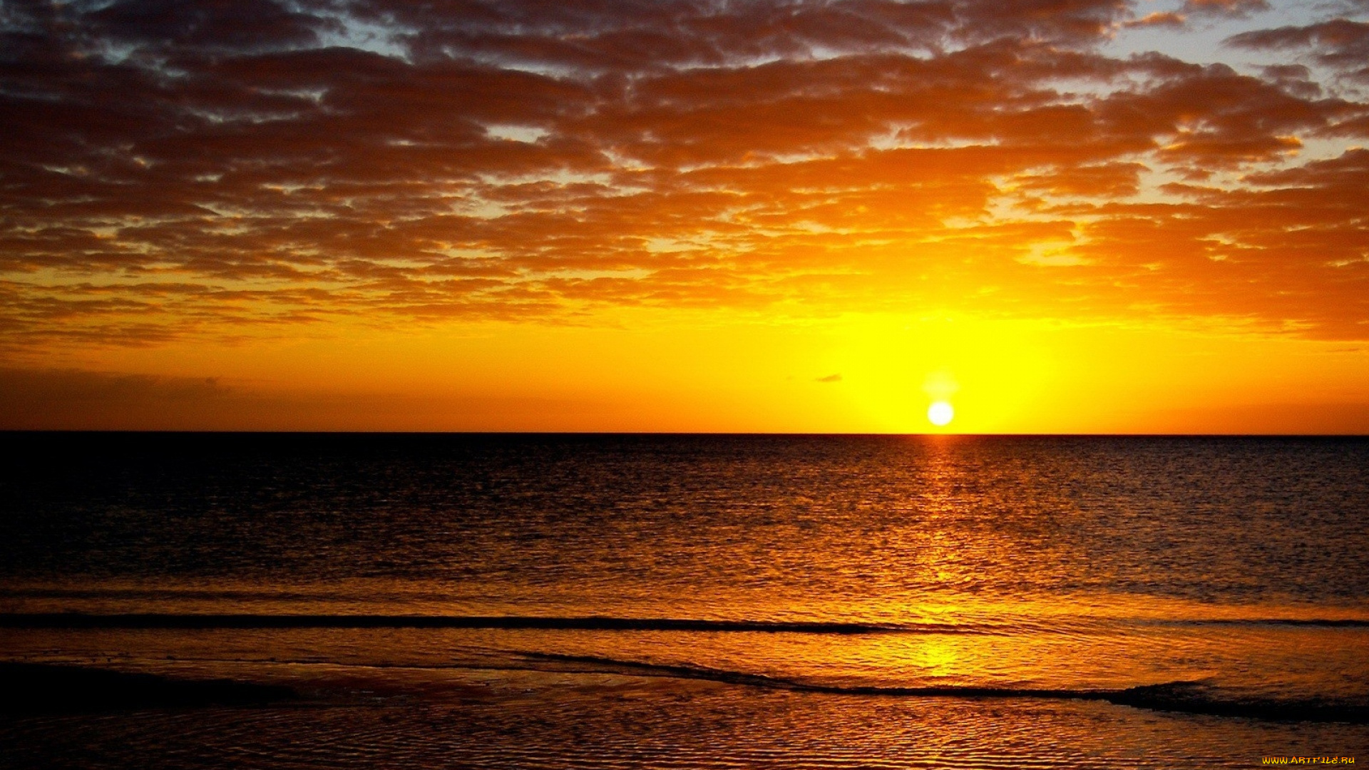 природа, восходы, закаты, вечер, небо, закат, солнце, облака, море