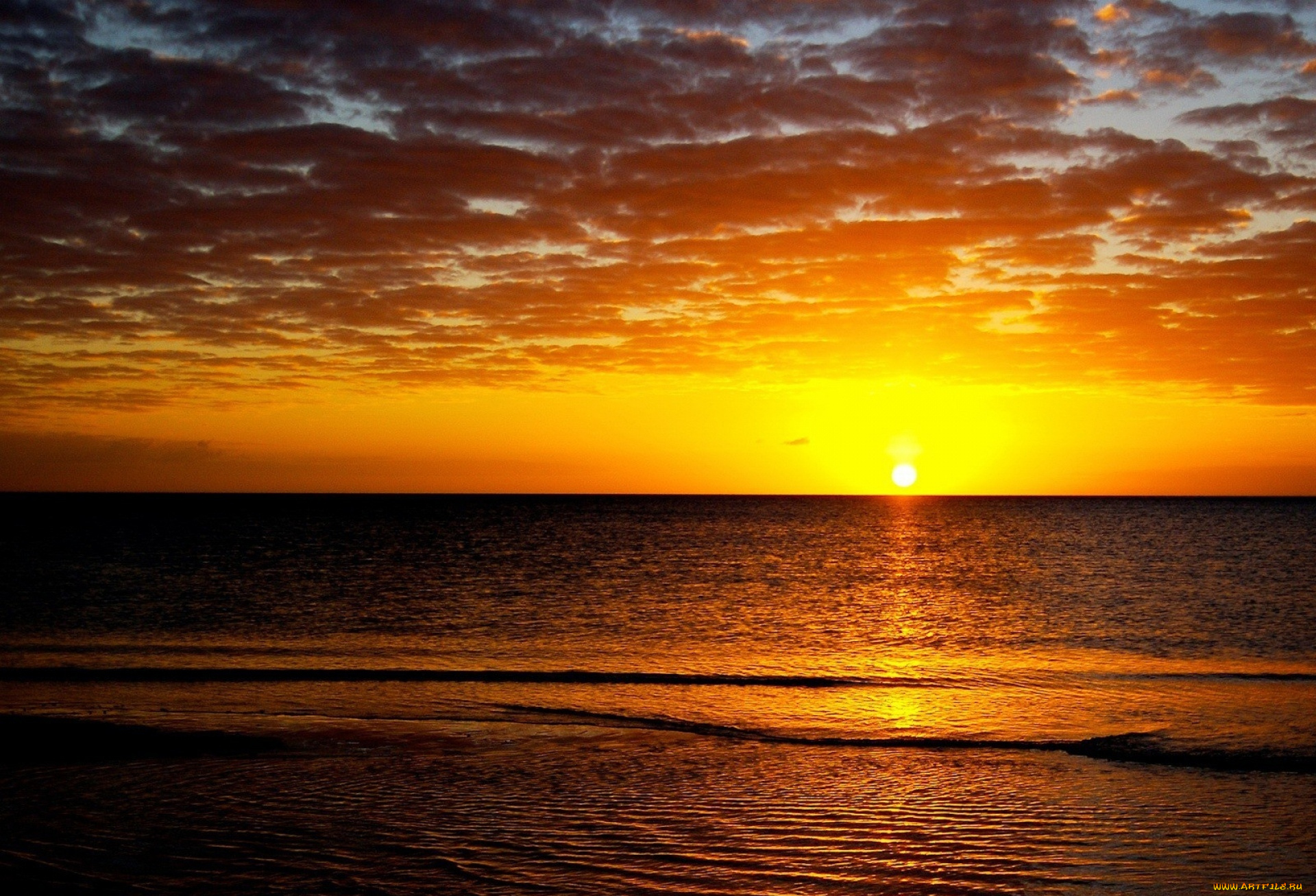 природа, восходы, закаты, вечер, небо, закат, солнце, облака, море