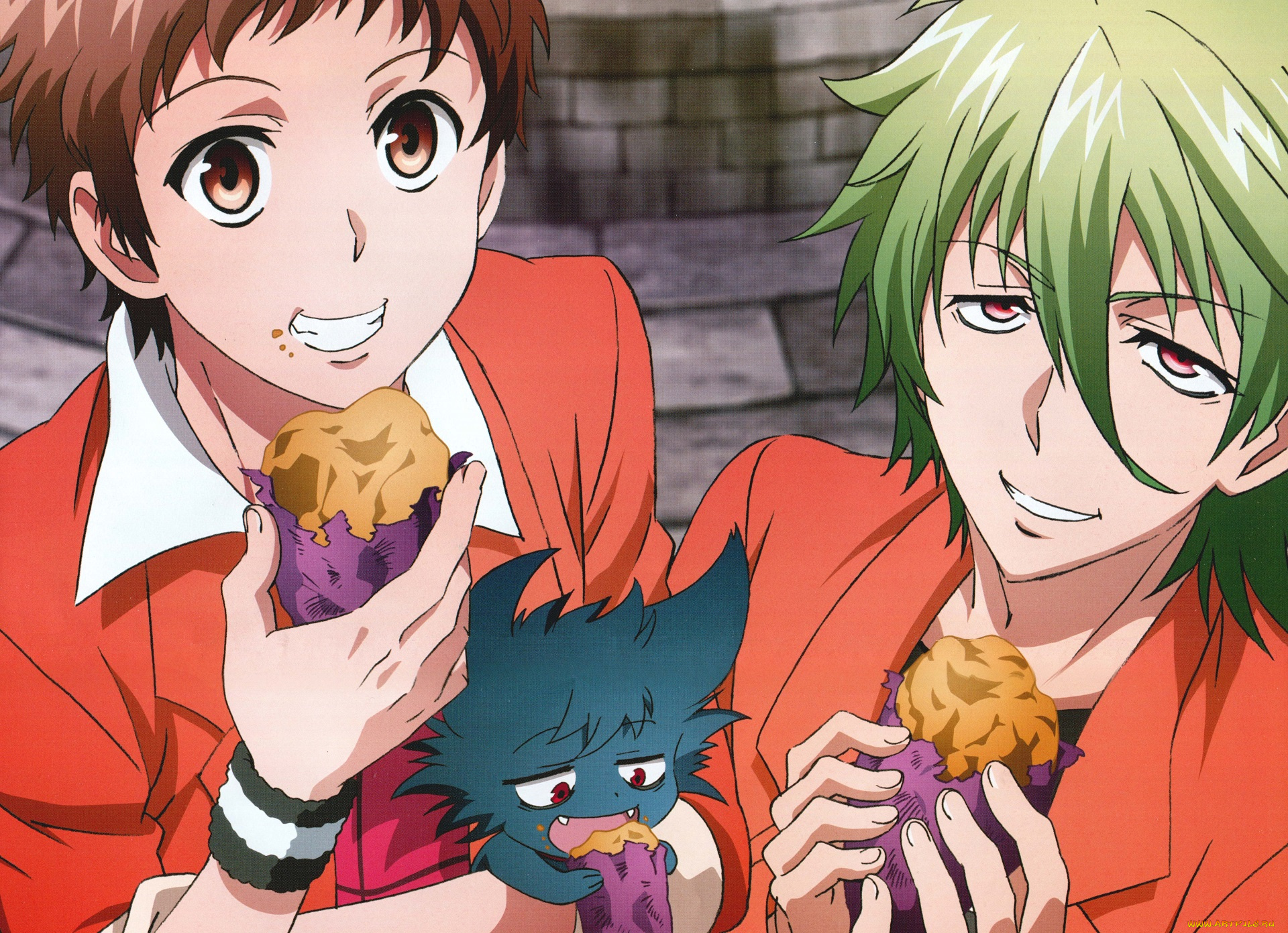 аниме, servamp, парни