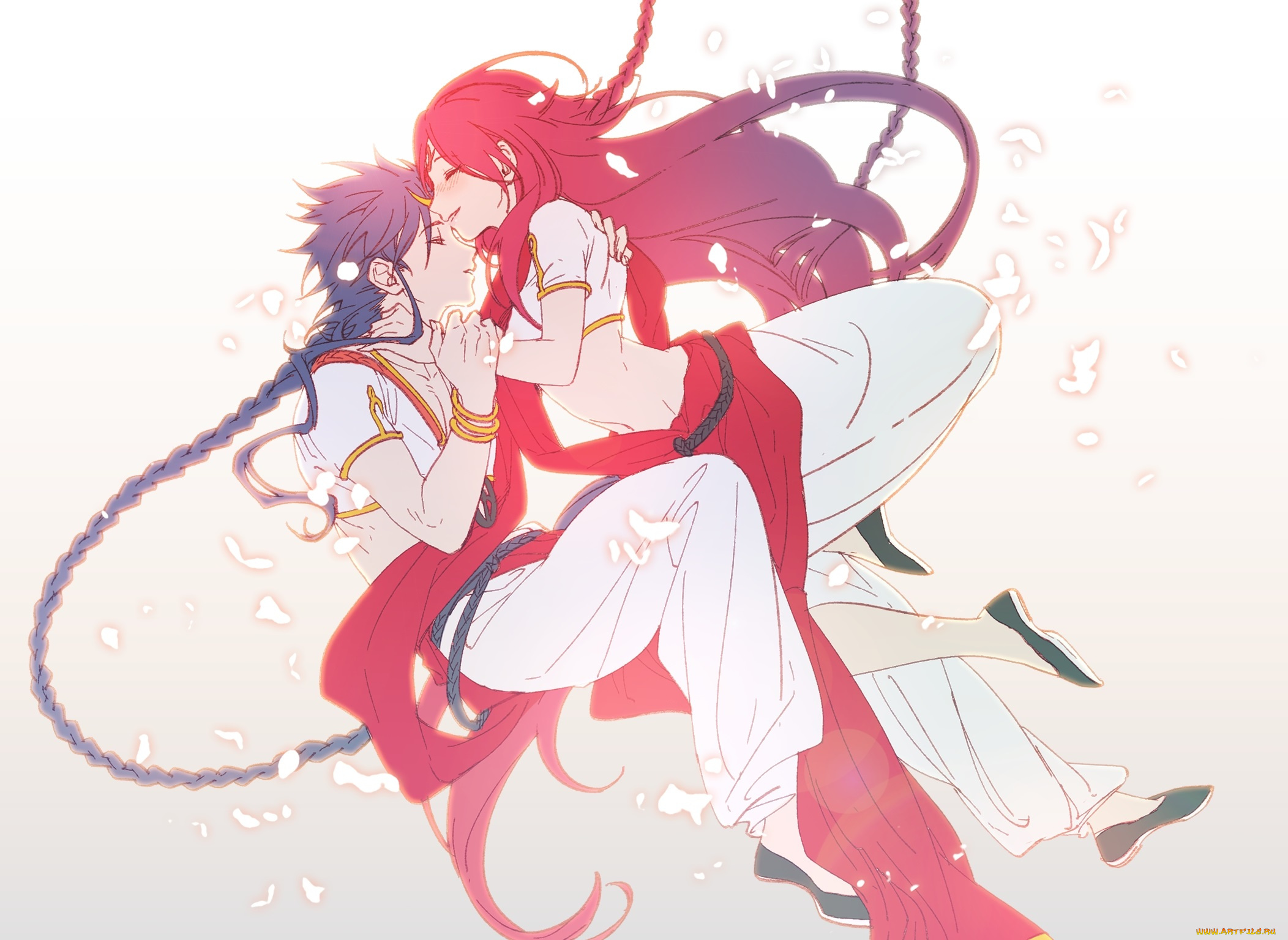 аниме, magi, the, labyrinth, of, magic, романтика