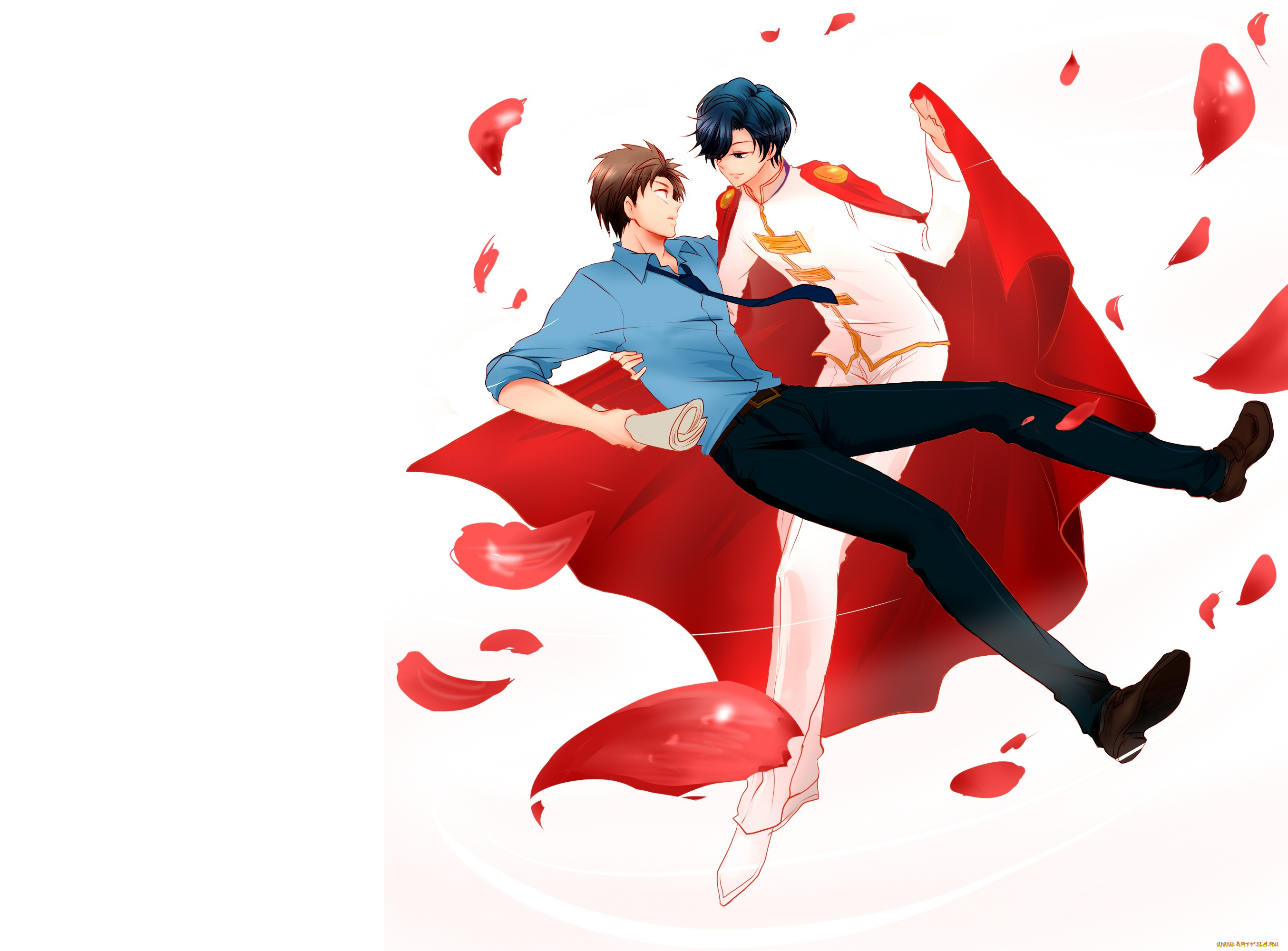 аниме, gekkan, shoujo, nozaki-kun, парень, девушка