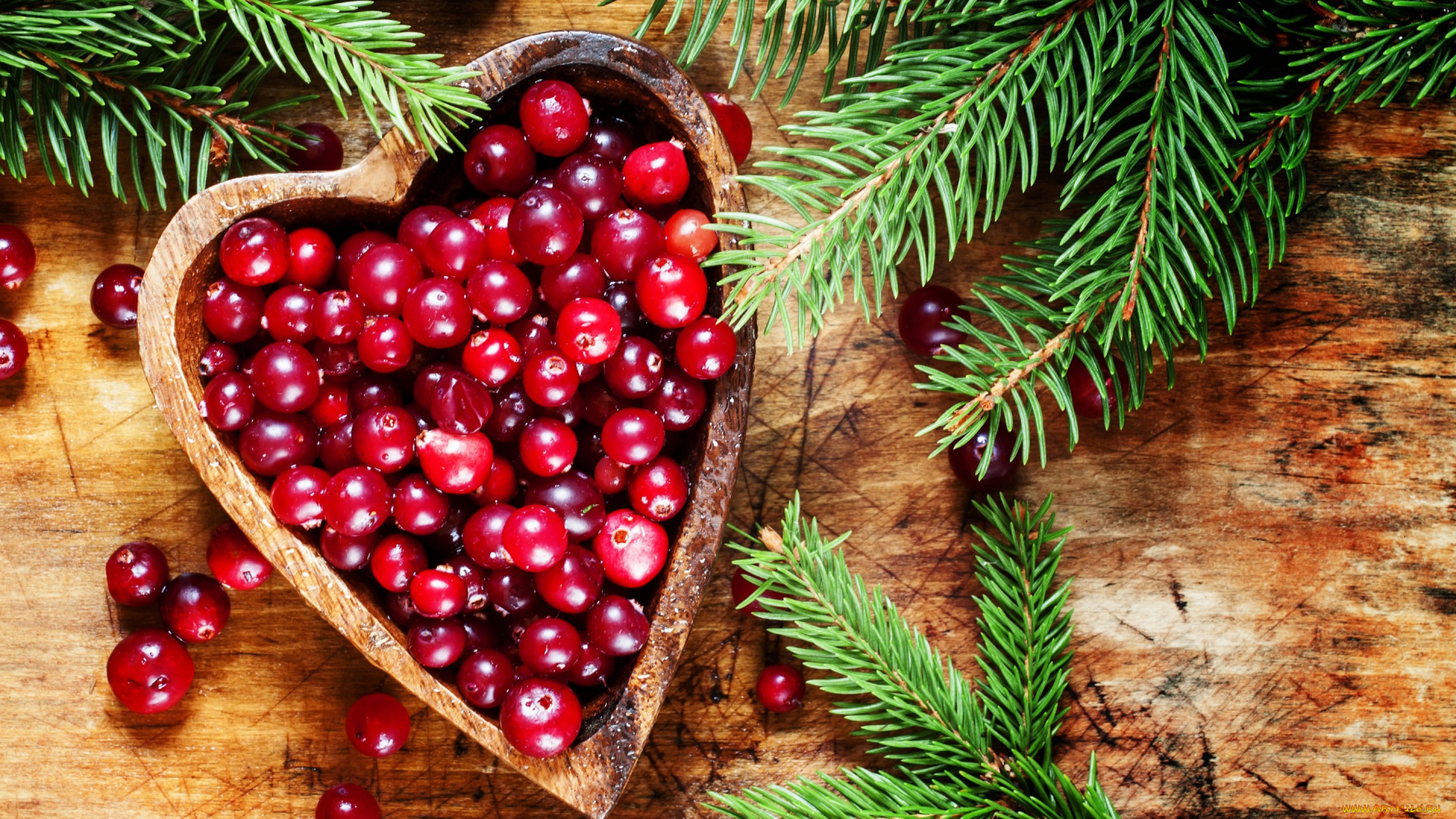 еда, фрукты, , ягоды, heart, wood, елка, ягоды, berries, миска