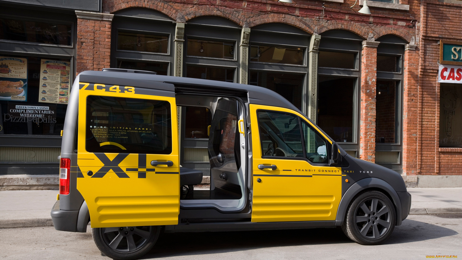 ford, transit, connect, taxi, concept, 2008, автомобили, ford, 2008, concept, taxi, connect, transit