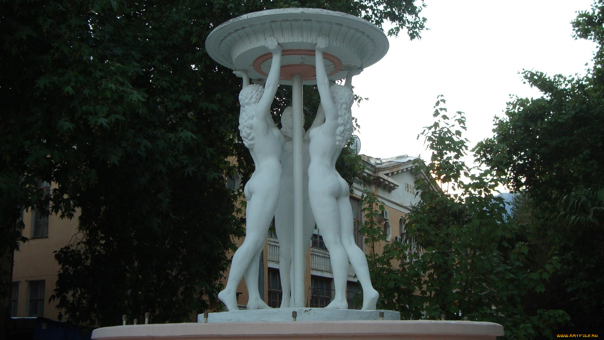 города, -, памятники, , скульптуры, , арт-объекты, три, грации