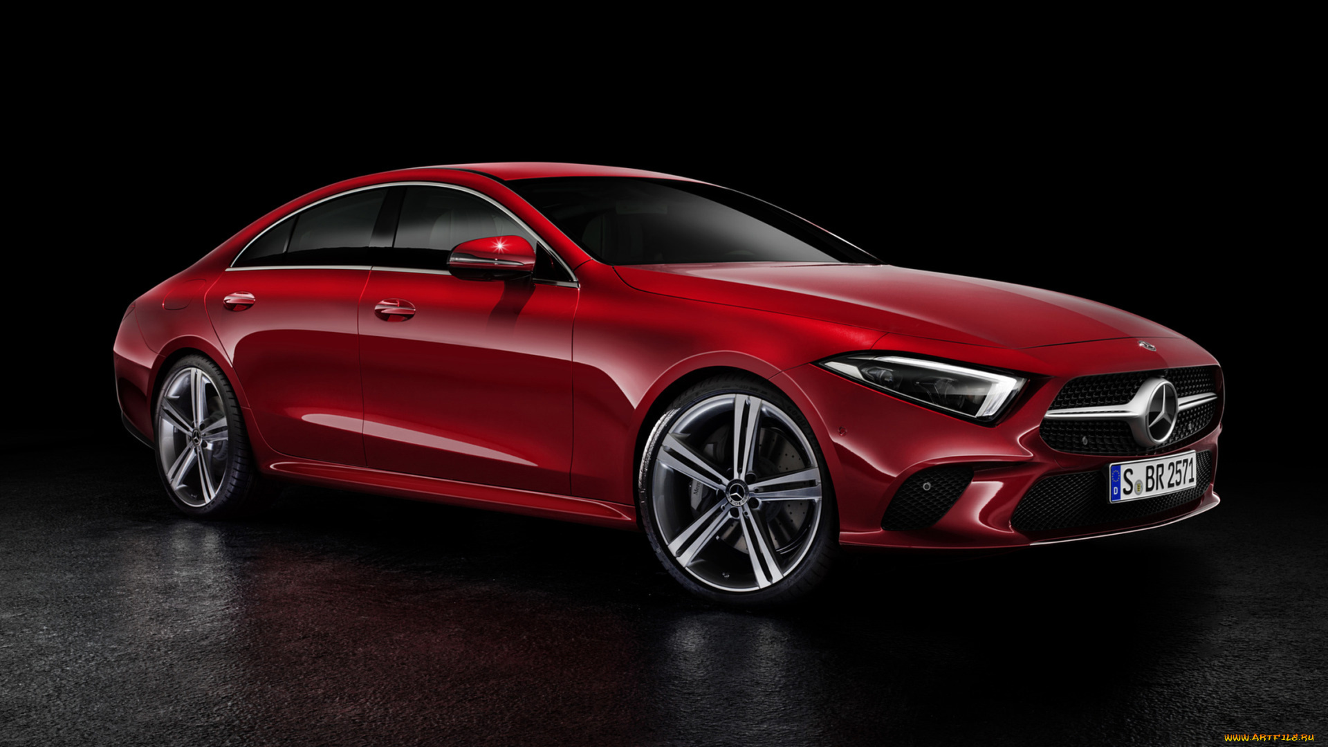 mercedes-benz, cls, 2019, автомобили, mercedes-benz, cls, 2019, красный