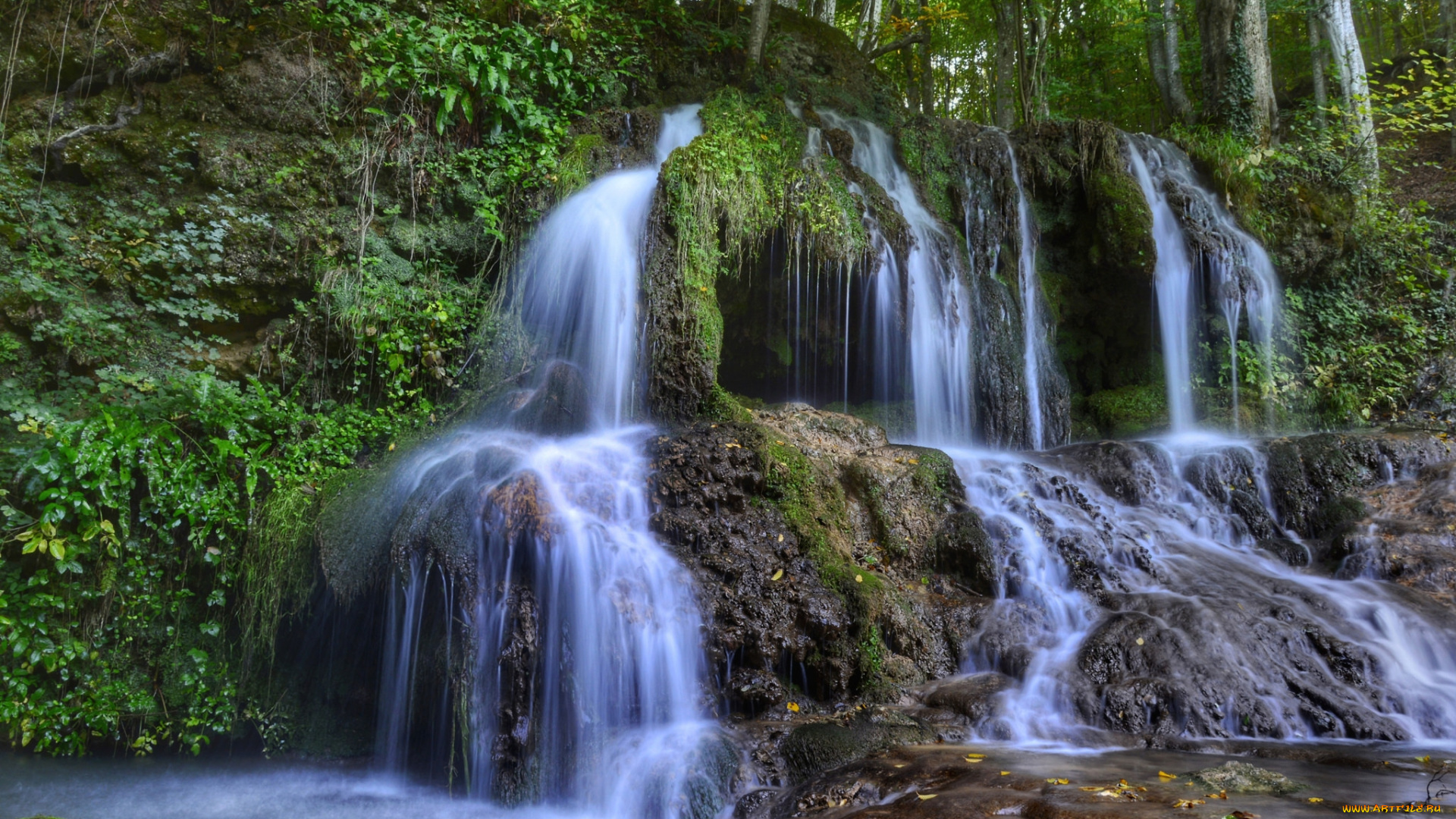 природа, водопады, простор