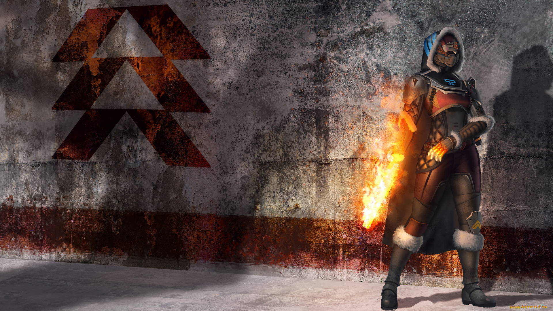 видео, игры, destiny, фон, девушка, униформа