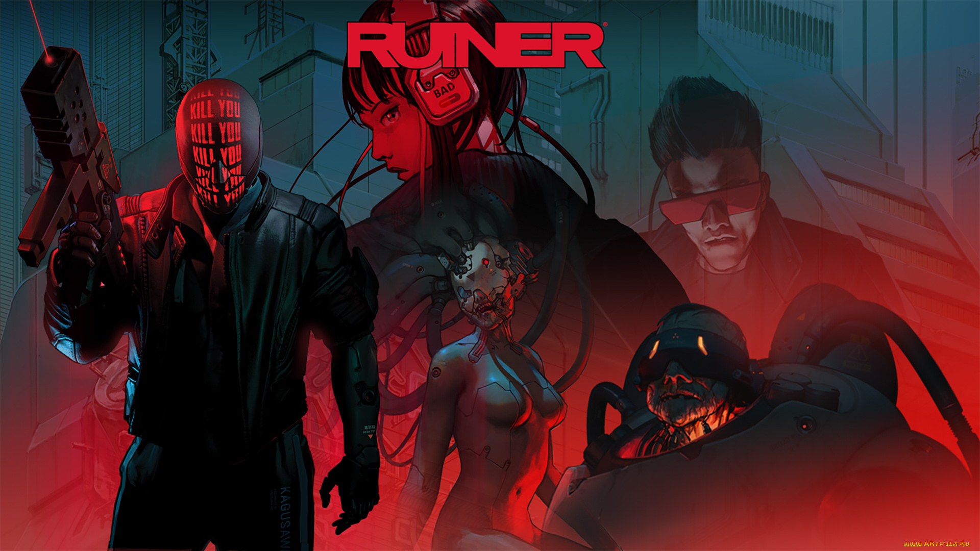 видео, игры, ruiner, action, шутер
