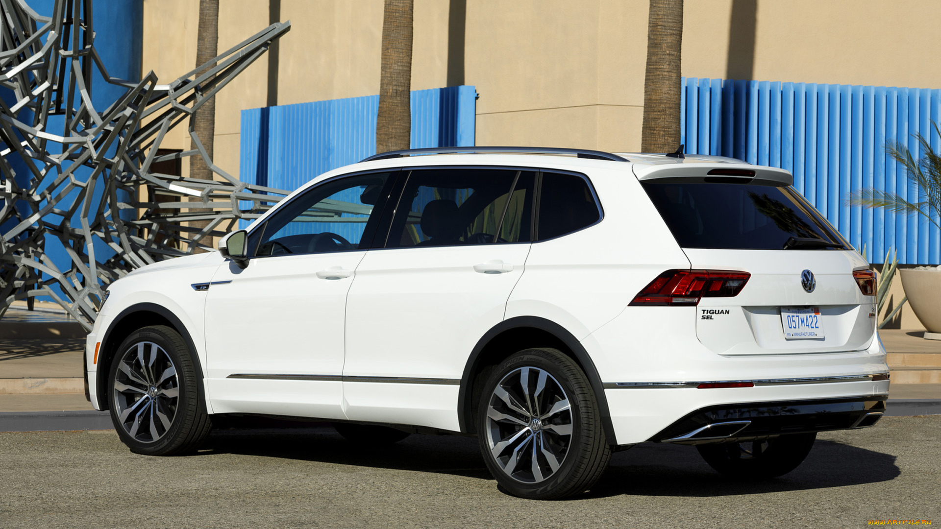 volkswagen, tiguan, r-line, 2019, автомобили, volkswagen, tiguan, r-line, 2019, белый