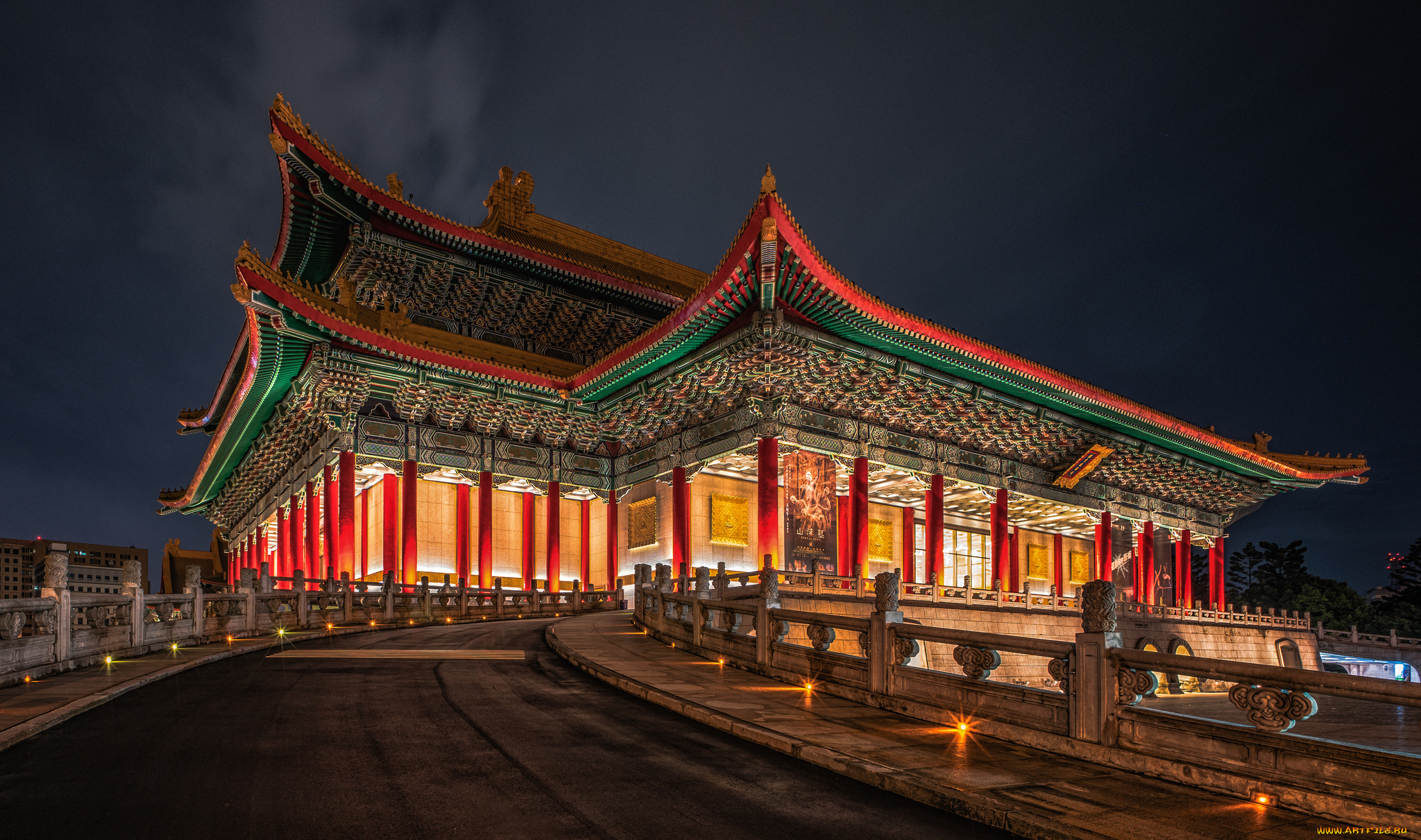 national, theater, , taipei, города, тайбэй, , тайвань, , китай, простор