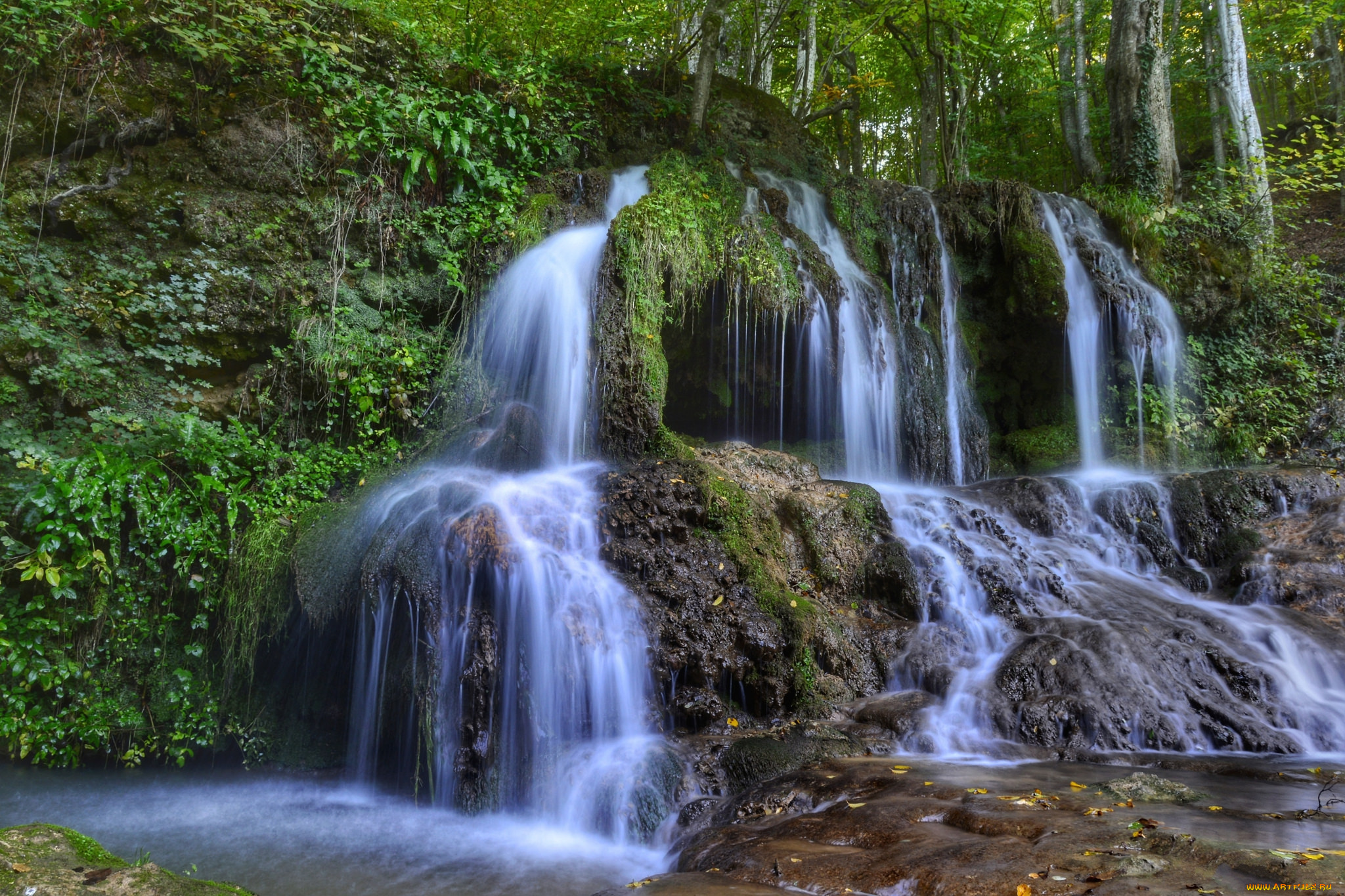 природа, водопады, простор