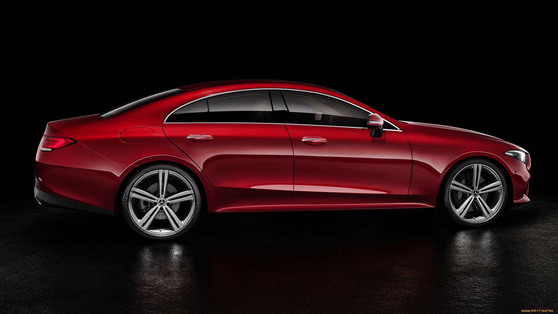 mercedes-benz, cls, 2019, автомобили, mercedes-benz, cls, 2019, красный