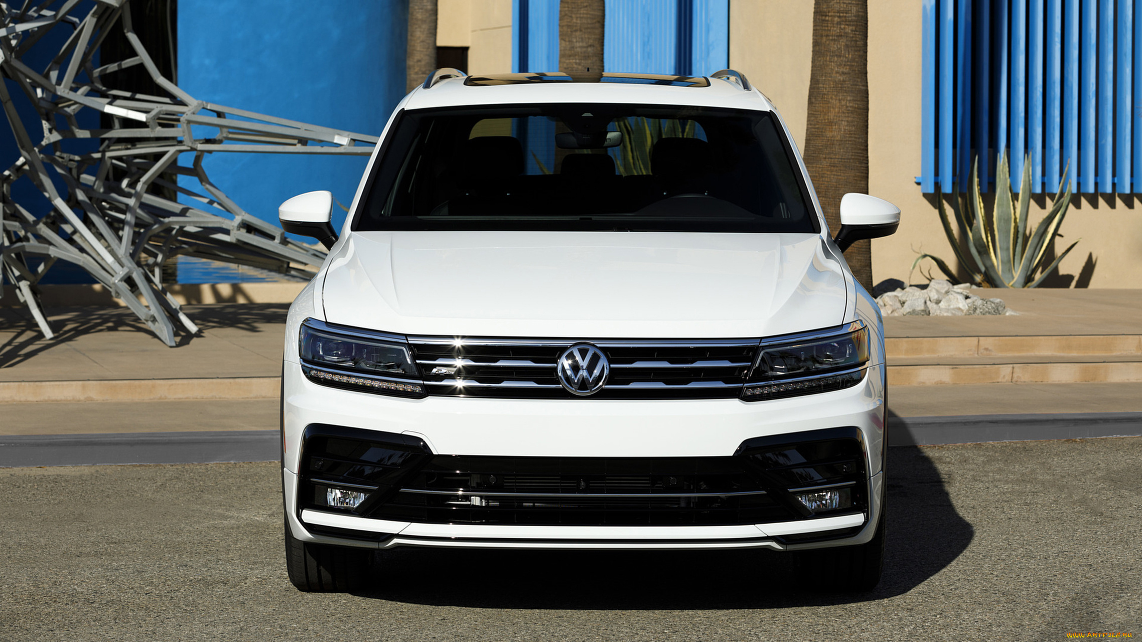 volkswagen, tiguan, r-line, 2019, автомобили, volkswagen, tiguan, r-line, 2019, белый