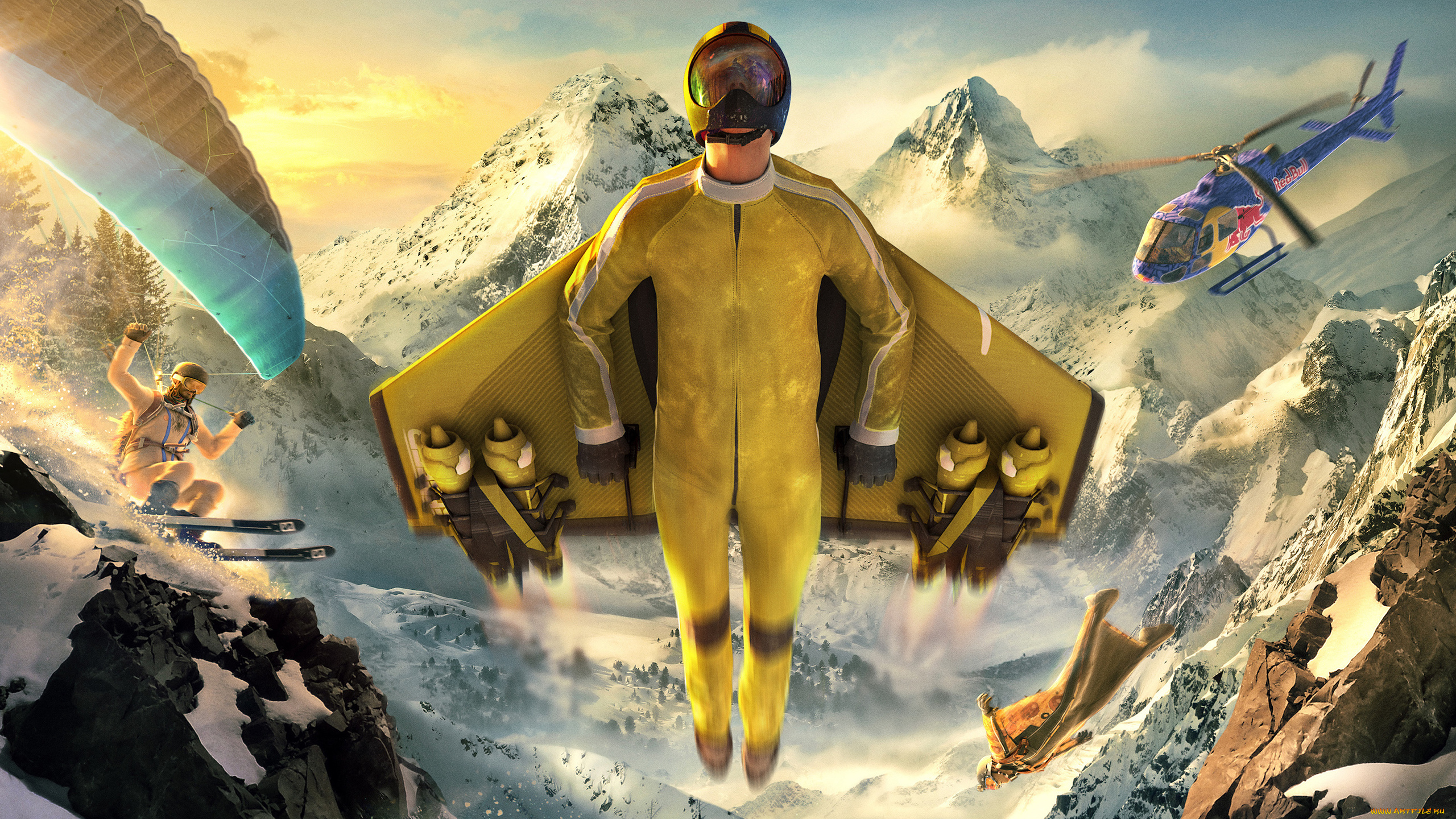 видео, игры, steep, симулятор, спорт