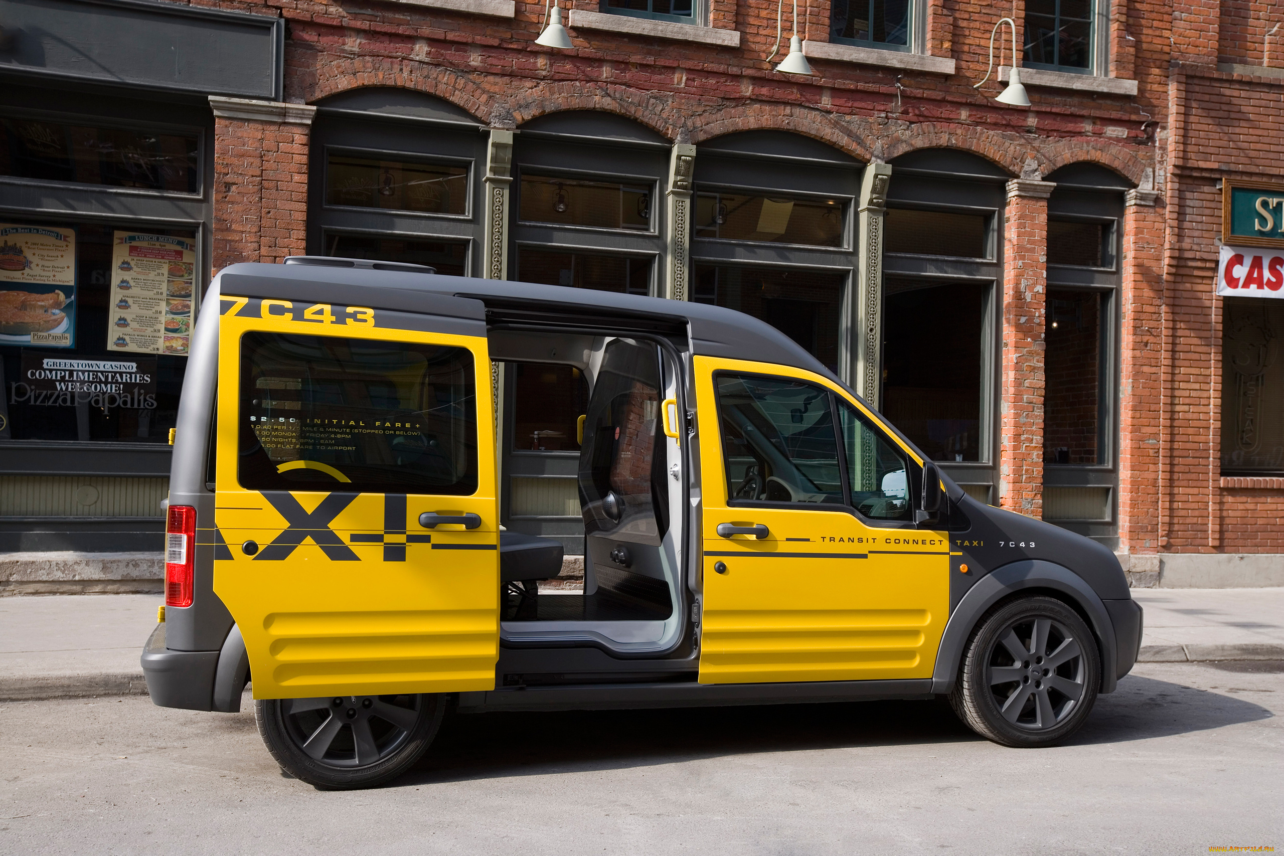 ford, transit, connect, taxi, concept, 2008, автомобили, ford, 2008, concept, taxi, connect, transit