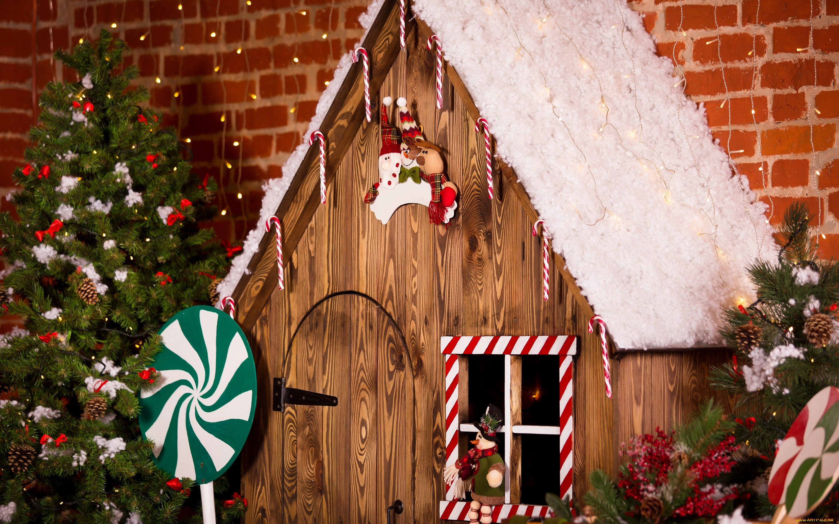 праздничные, новогодний, очаг, decoration, украшения