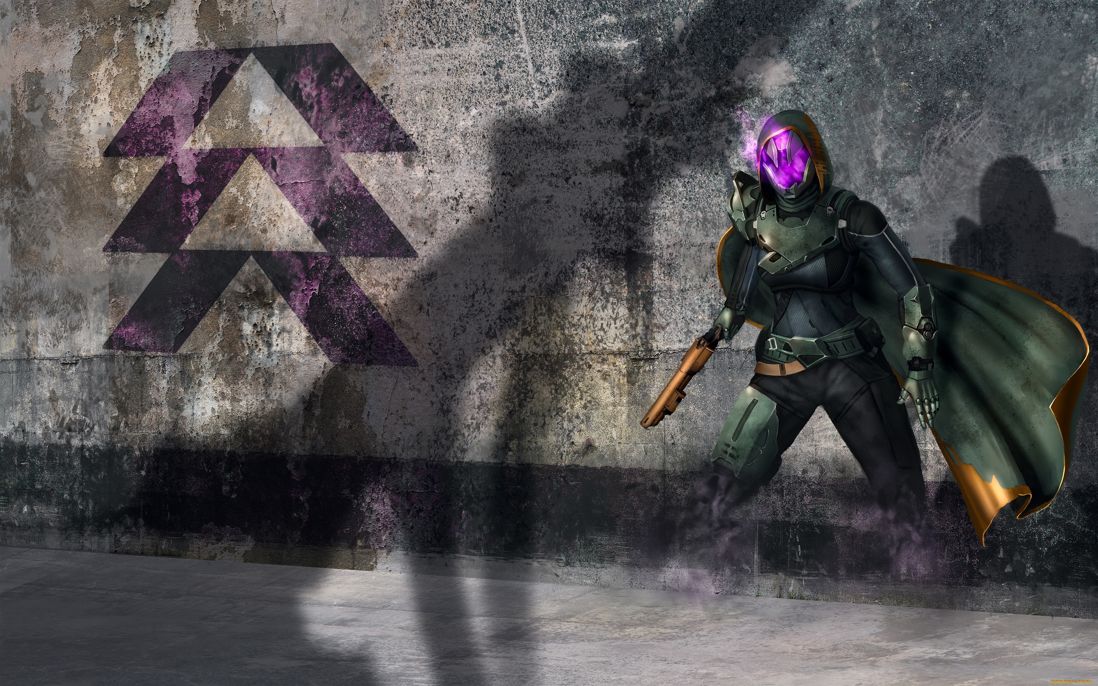 видео, игры, destiny, девушка, фон, униформа, оружие