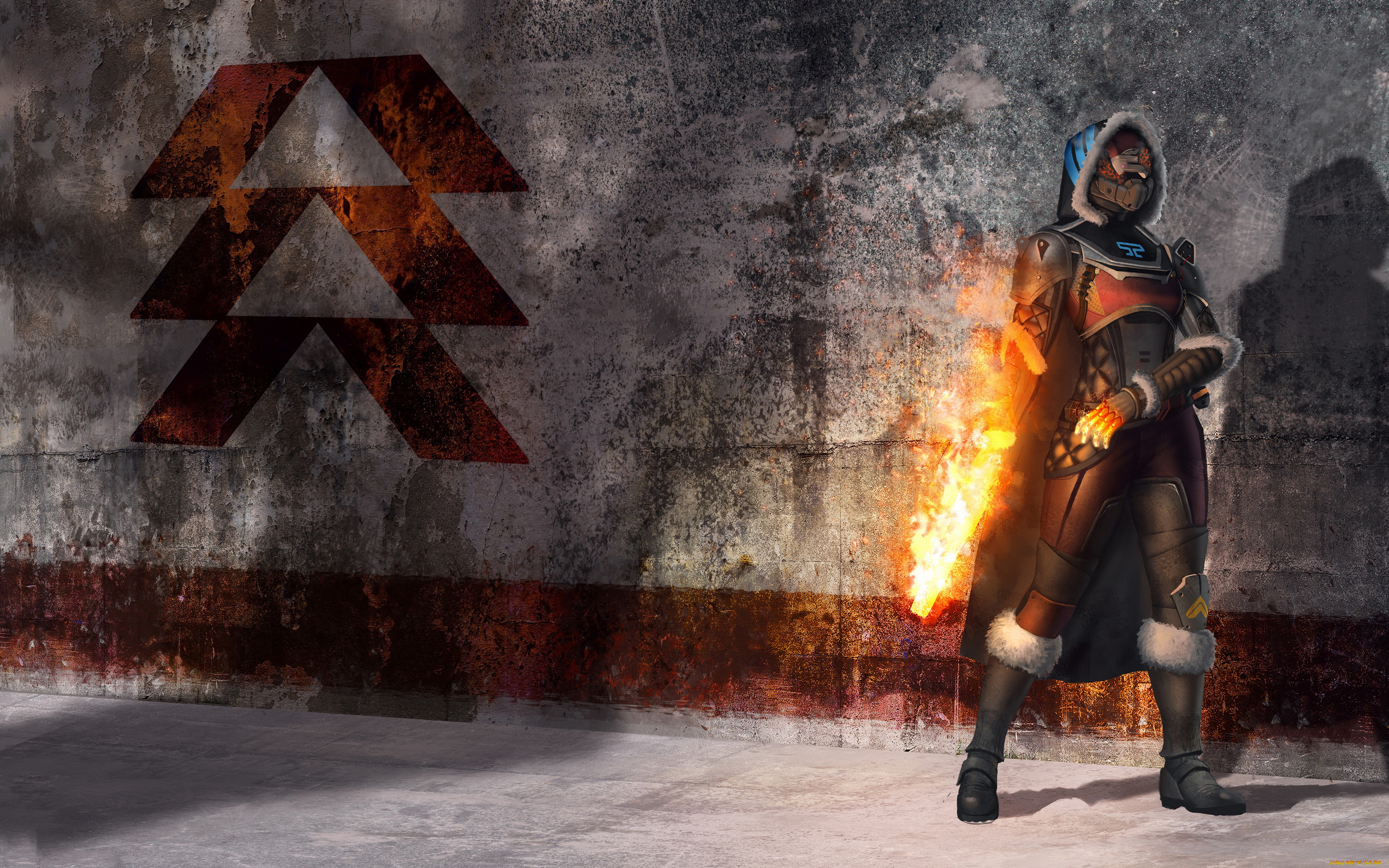 видео, игры, destiny, фон, девушка, униформа