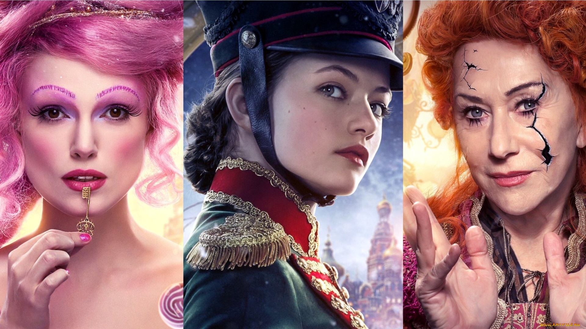 кино, фильмы, the, nutcracker, and, the, four, realms, коллаж