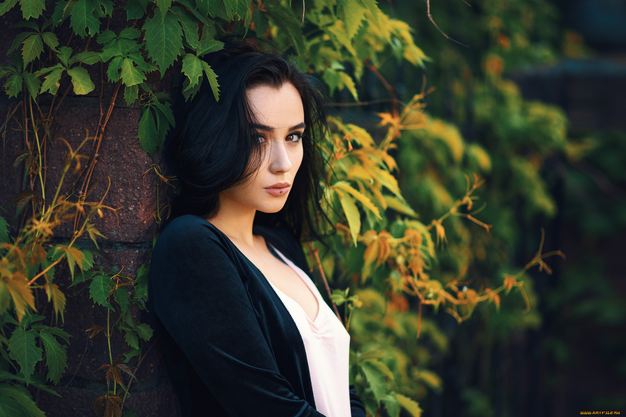 девушки, -unsort, , брюнетки, темноволосые, алекса, терещук, дмитрий, медведь, портрет, женщины, темные, волосы, на, открытом, воздухе