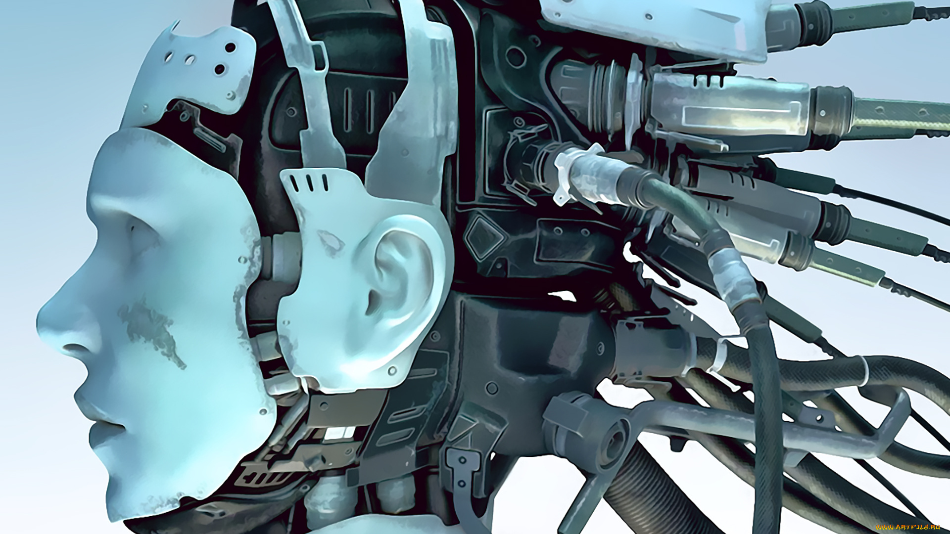 календари, фэнтези, 2019, calendar, профиль, лицо, робот