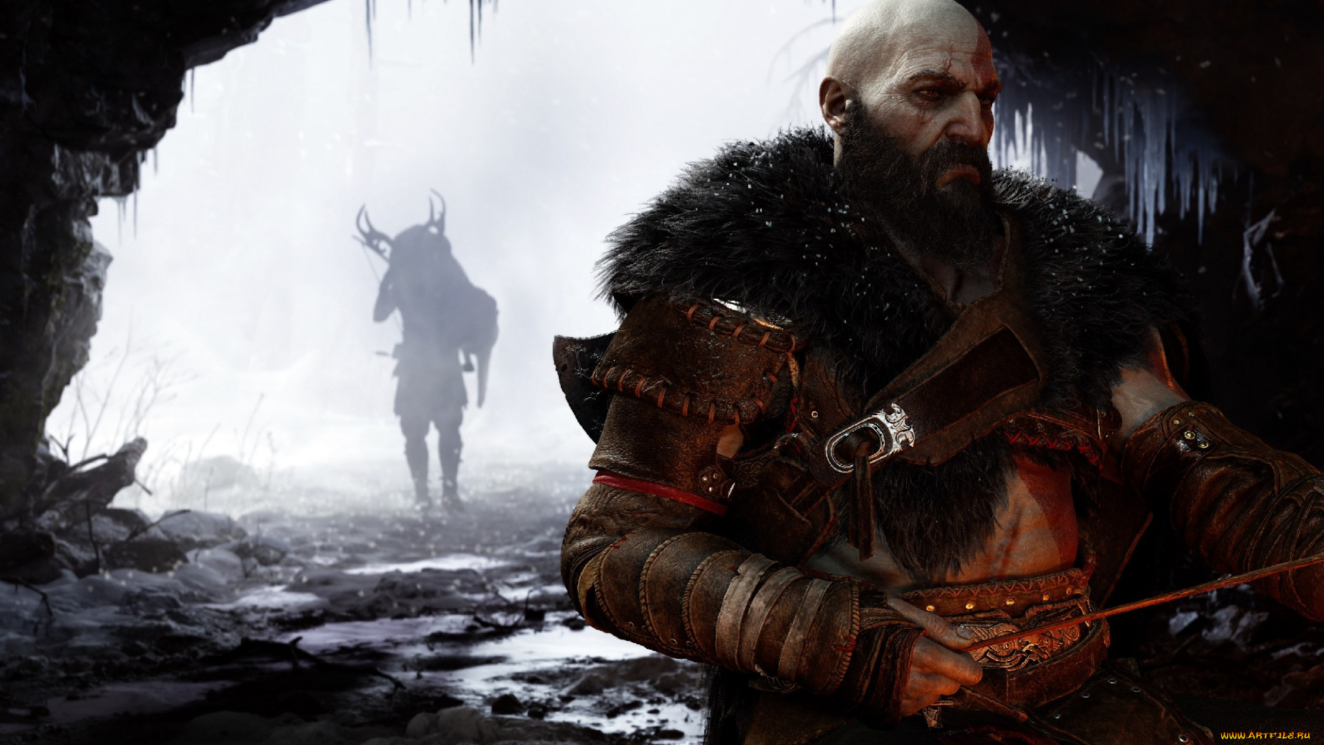 видео, игры, god, of, war, , ragnarok, кратос, пещера