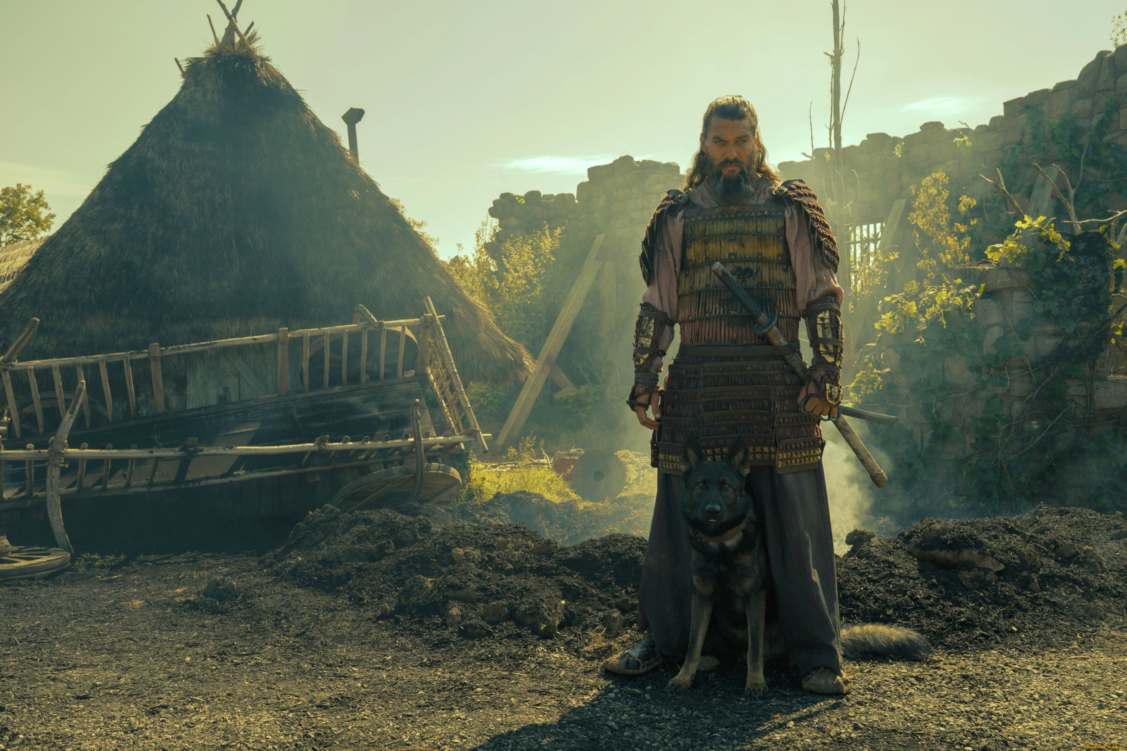 see, , сериал, 2019, –, , кино, фильмы, see, видеть, фантастика, боевик, драма, сериал, apple, tv, plus, джейсон, момоа, jason, momoa, baba, voss