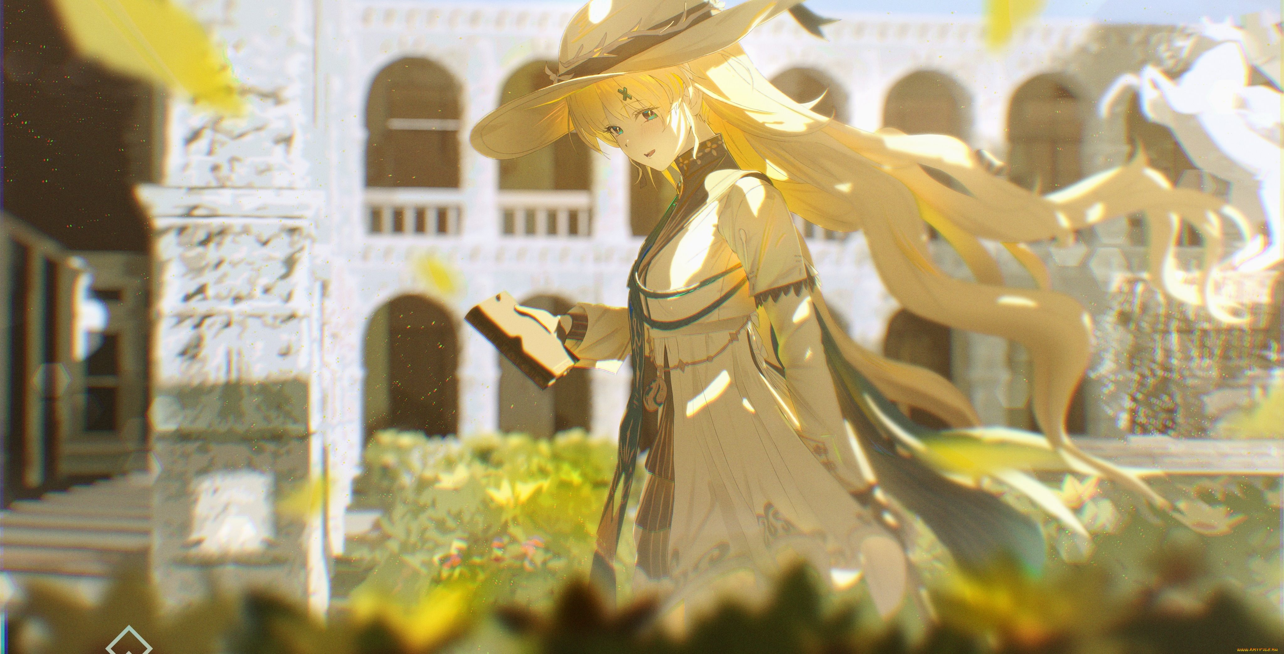 аниме, wuthering, waves, девушка