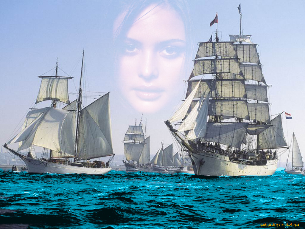 люблю*тебя*, море, корабли, парусники