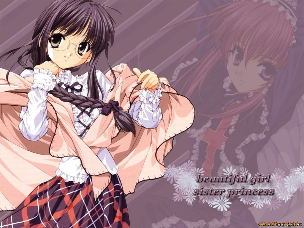 аниме, sister, princess