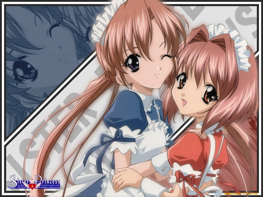 аниме, sister, princess