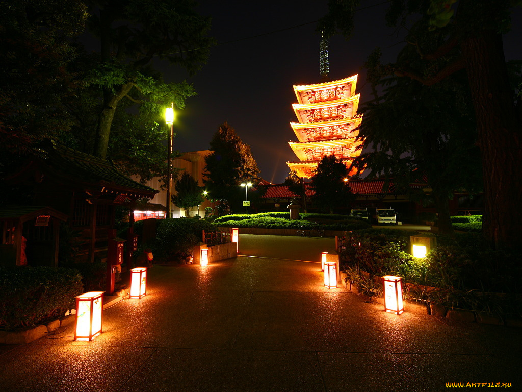 города, буддистские, другие, храмы