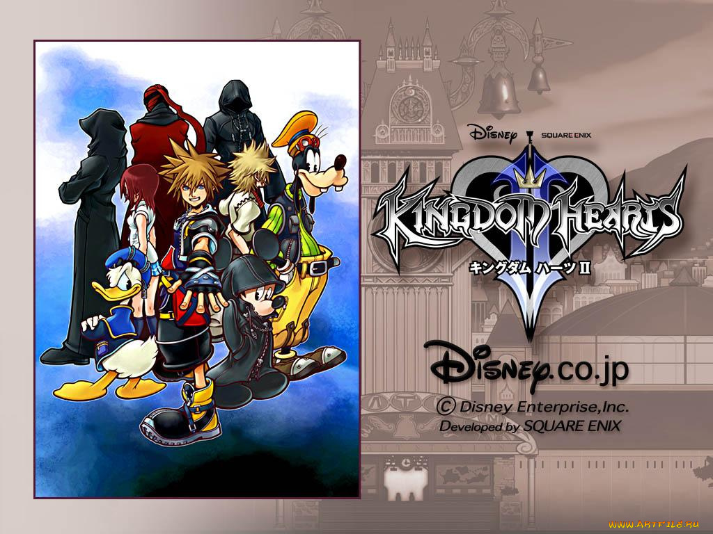 видео, игры, kingdom, hearts, ii
