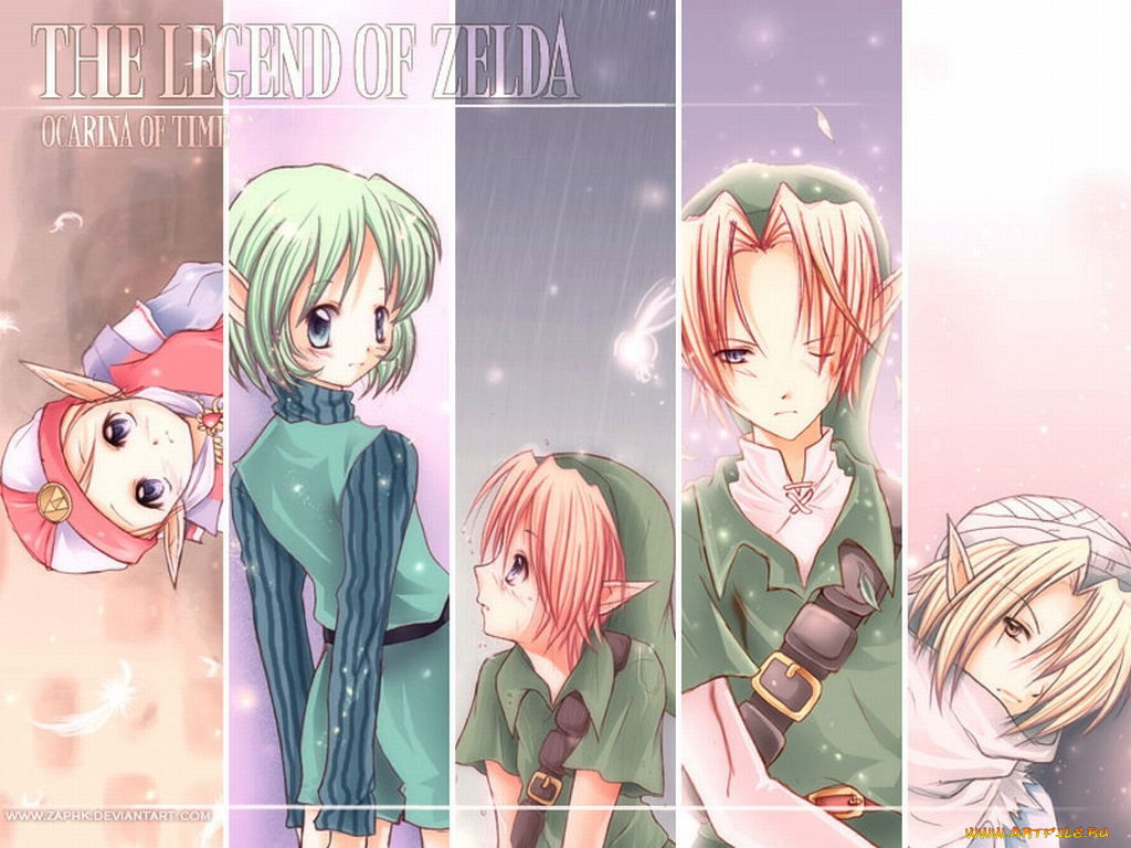 видео, игры, the, legend, of, zelda, ocarina, time