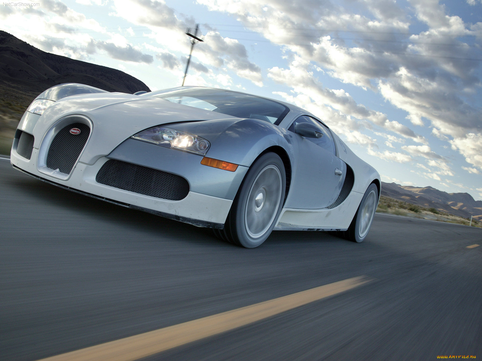 bugatti, veyron, 2005, автомобили