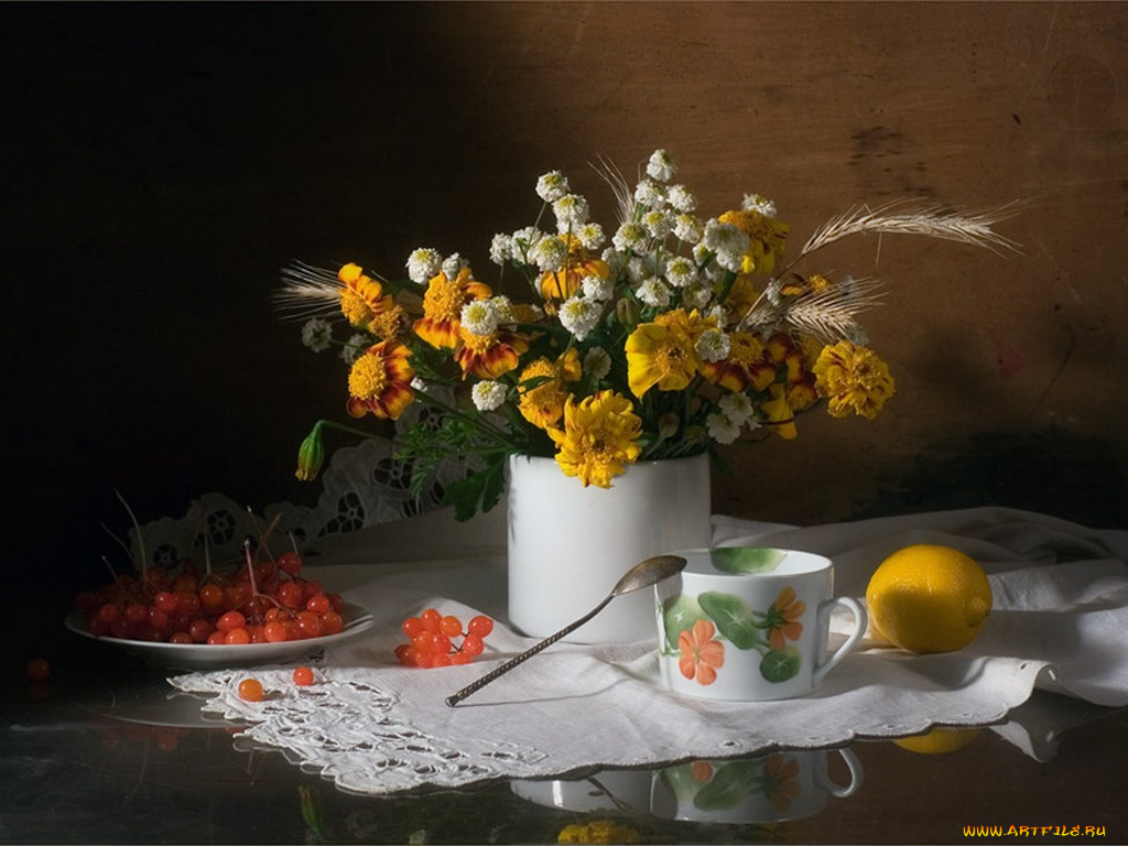 ли, ши, конец, сентября, еда, натюрморт