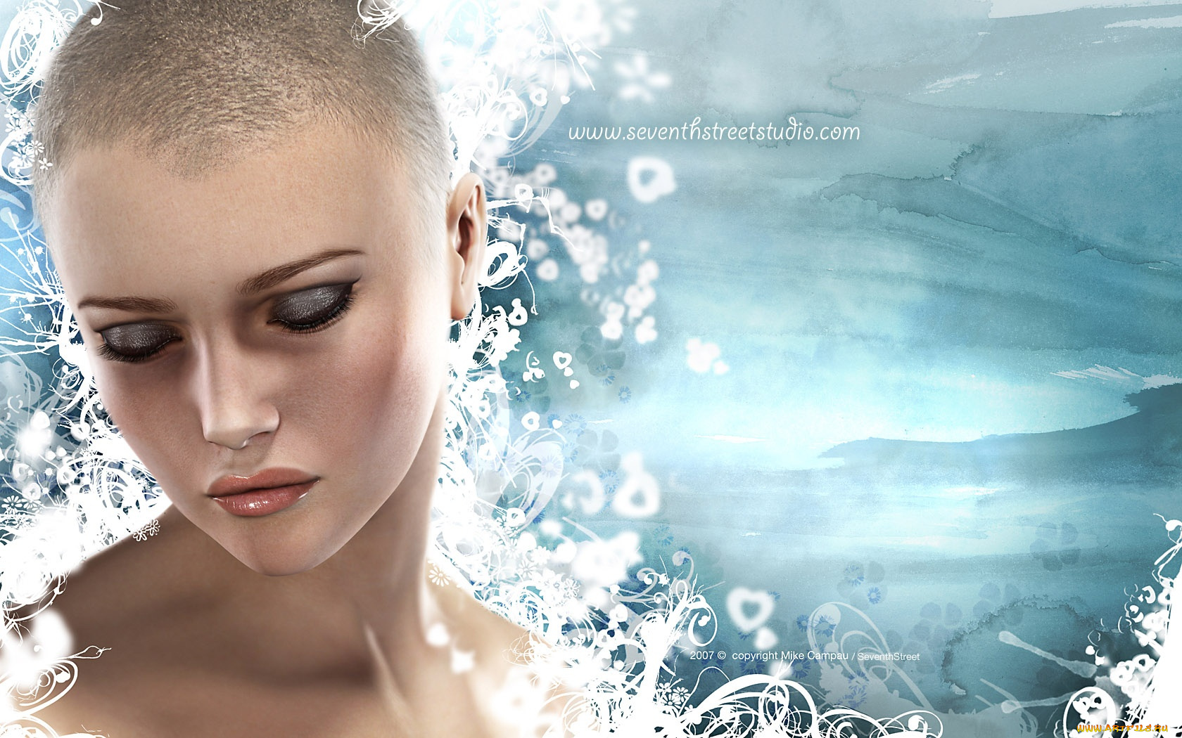 3д, графика, portraits, портрет