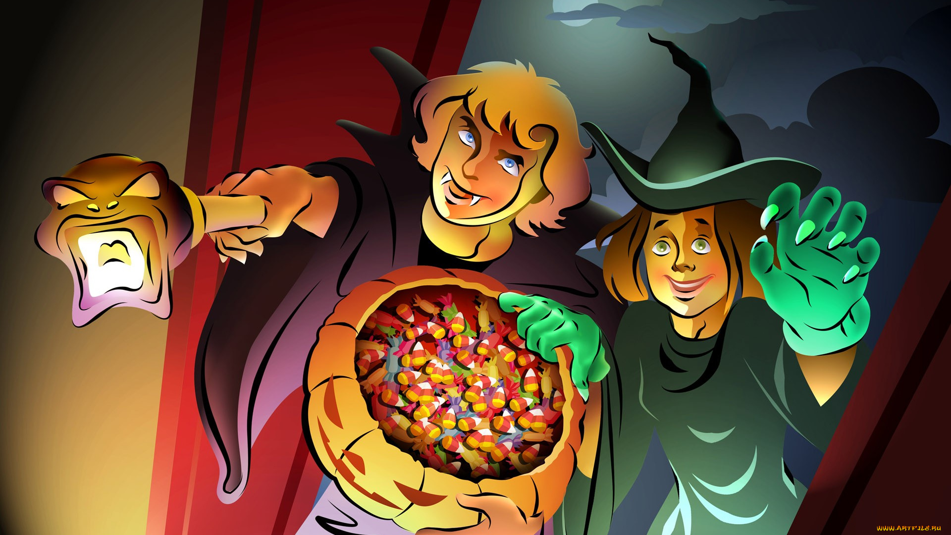 рисованные, люди