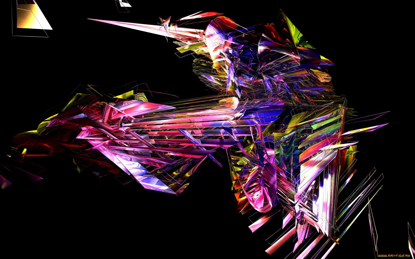 3д, графика, abstract, абстракции