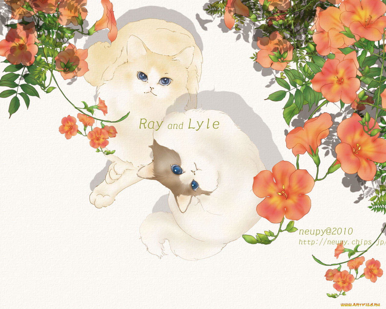 рисованные, животные