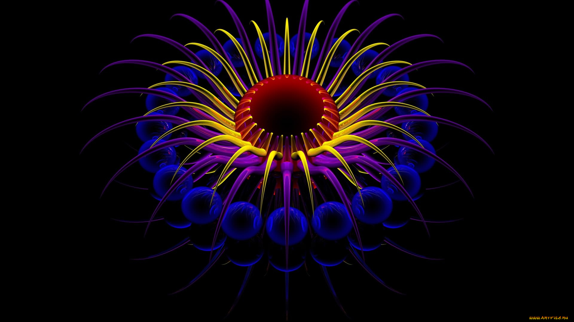 3д, графика, fractal, фракталы