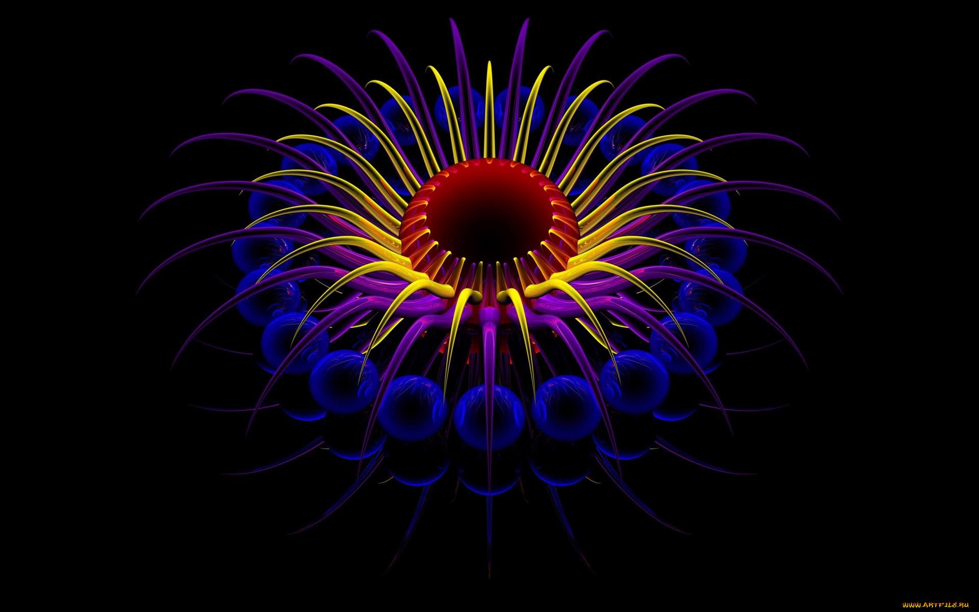 3д, графика, fractal, фракталы