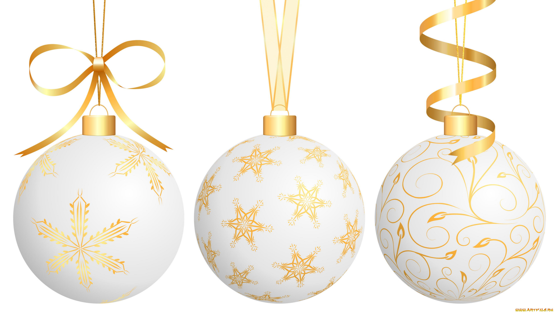 праздничные, шарики, новый, год