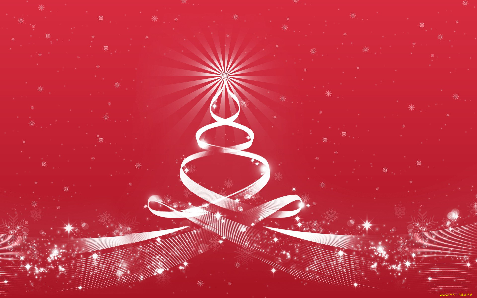 праздничные, векторная, графика, новый, год, рождество, ель