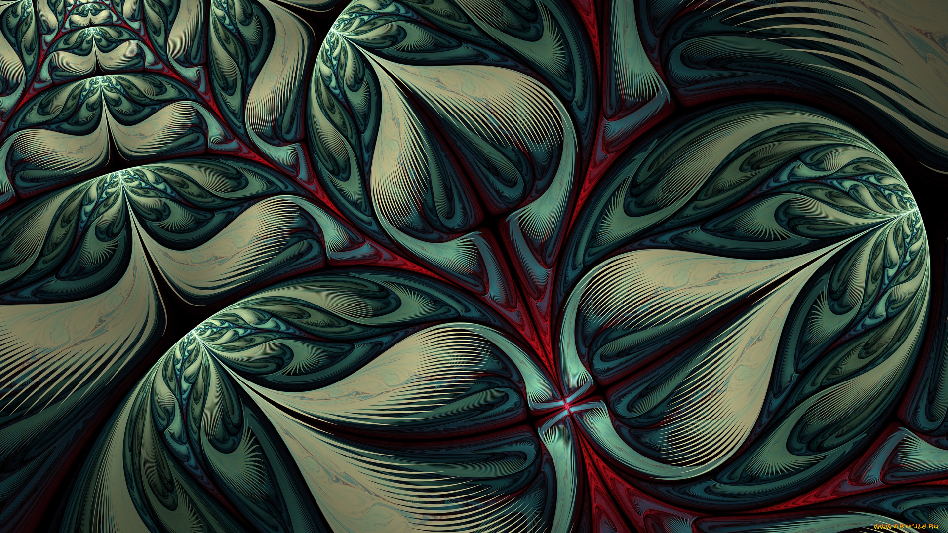 3д, графика, fractal, , фракталы, цвета, узор, фон