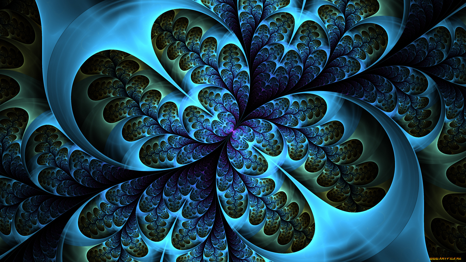 3д, графика, fractal, , фракталы, цвета, узор, фон