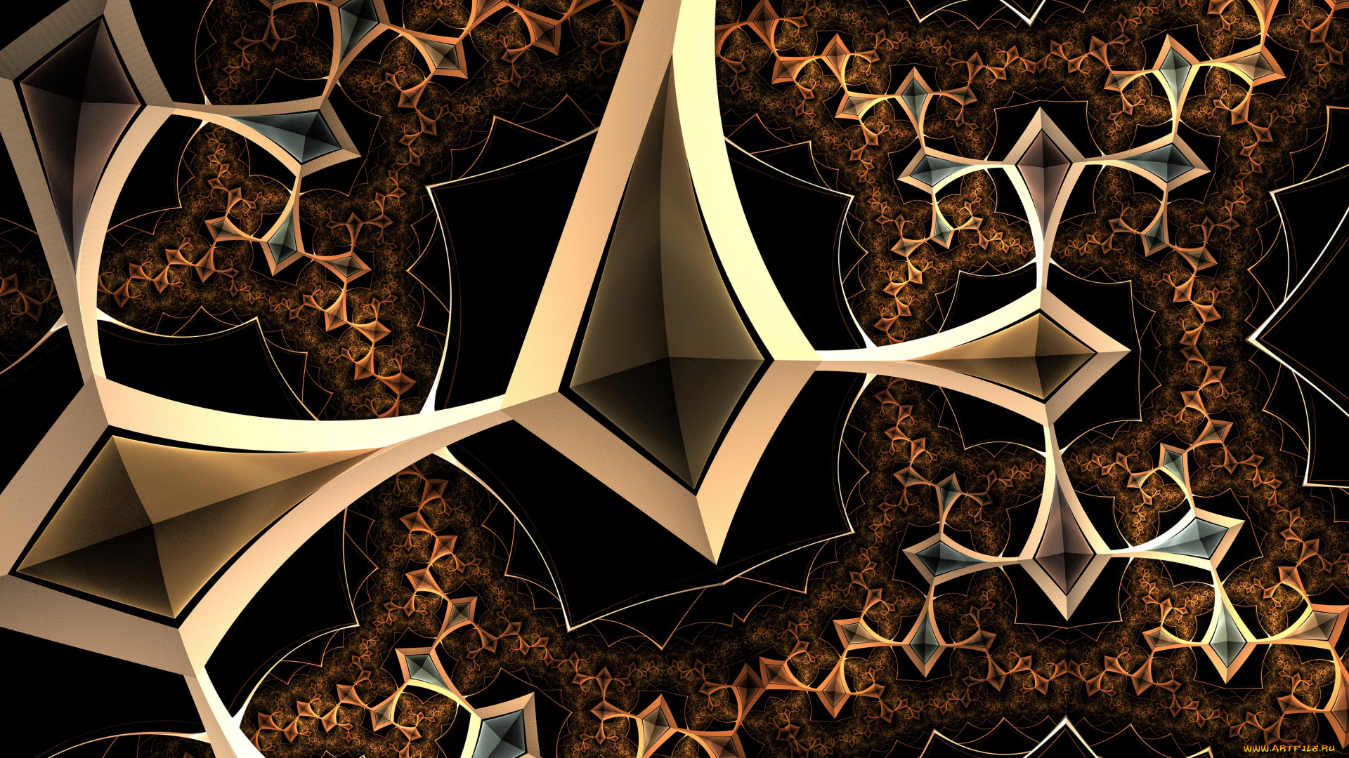 3д, графика, fractal, , фракталы, узор, цвета, фон